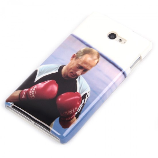 Чехол ТПУ Путин для Sony Xperia M2, арт.008511