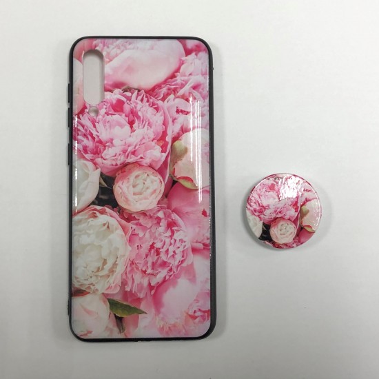 Чехол ТПУ с попсокетом для Samsung Galaxy A50, арт.011361