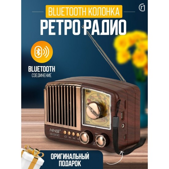 Портативная FM колонка NS-3381BT, арт.013229