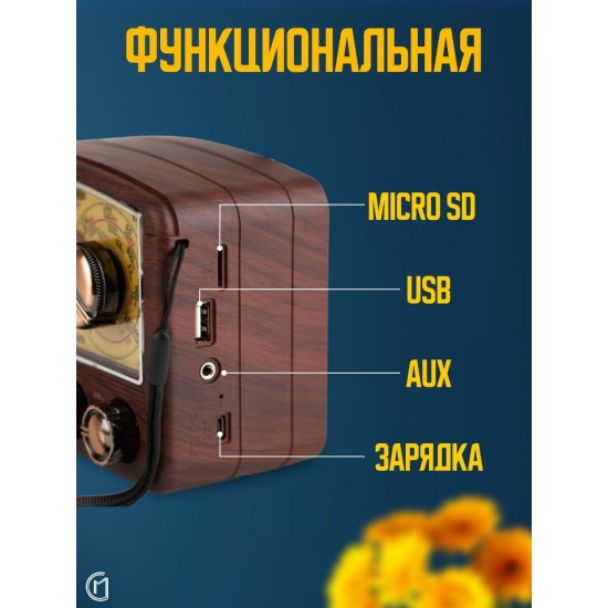 Портативная FM колонка NS-3381BT, арт.013229