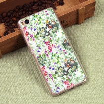 Силиконовый чехол с цветами для Xiaomi Mi5S, арт. 009612