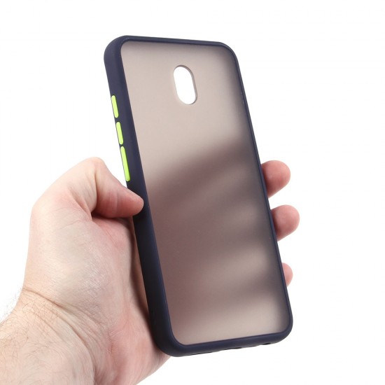 Матовый чехол ТПУ с цветными бортиками для Xiaomi Redmi 8A, арт 011417