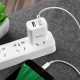 Сетевое зарядное устройство 2 в 1 Hoco C62A на 2 USB, кабель Micro, арт.011666