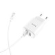 Сетевое зарядное устройство 2 в 1 Hoco C62A на 2 USB, кабель Micro, арт.011666