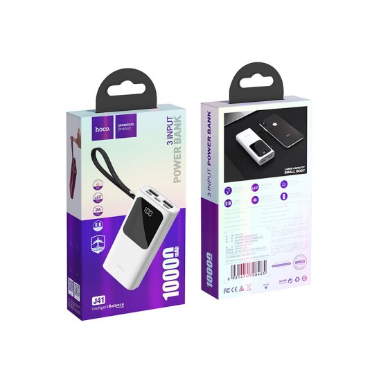 Внешний аккумулятор универсальный Hoco J41 10000 mAh, арт.011667