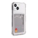 Противоударный чехол для iPhone 13 с карманом для карт, силиконовый, арт. 013026