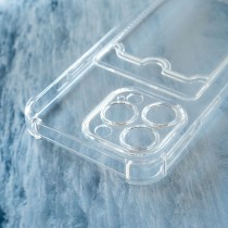 Противоударный чехол для iPhone 13 Pro Max с карманом для карт, силиконовый, арт. 013026