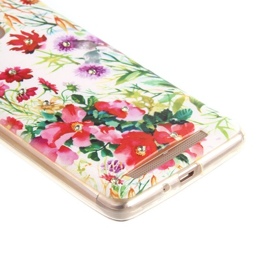Силиконовый чехол с цветами для Xiaomi Redmi 3S, арт. 009616