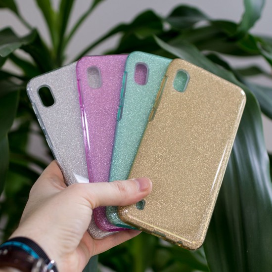 Чехол ТПУ с блестками для Samsung Galaxy A10, 1 мм, арт.010028