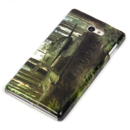 Чехол ТПУ World of Tanks для Sony Xperia M2/M2 Aqua, арт.008497