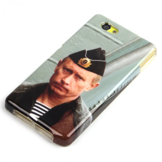 Чехол ТПУ Путин для Sony Xperia Z1 Compact/mini, арт.008519