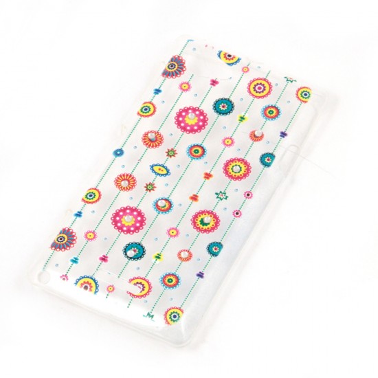 Силиконовый чехол со стразами для Sony Xperia L/S36h, арт. 008028