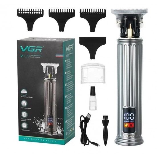Беспроводной триммер для стрижки волос, бороды и усов VGR V-078, арт. 013097