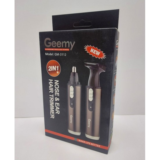 Триммер 2в1 для носа и ушей Geemy GM-3112, арт. 013113