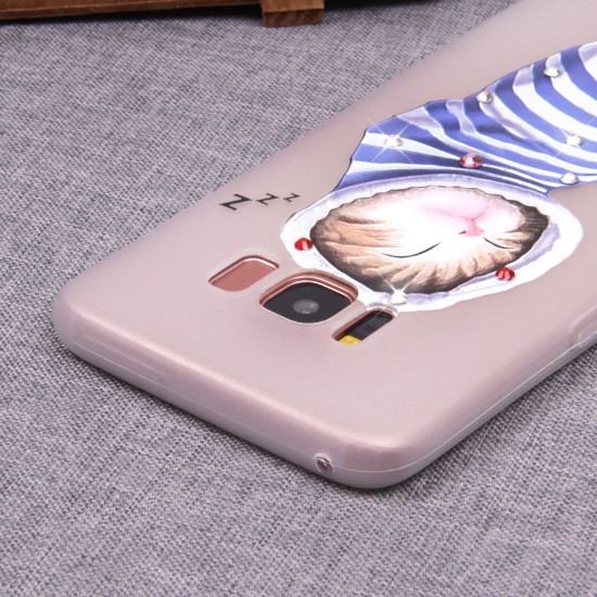 Матовый чехол со стразами для Samsung Galaxy S8, арт.009650