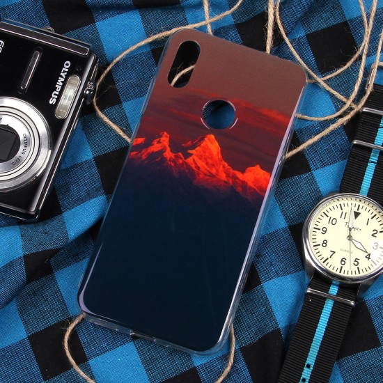 Чехол ТПУ Горы для Huawei Y6 (2019), арт.011013