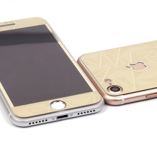 Защитное стекло декоративное 2 в 1 для iPhone 7, арт.009440