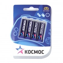 Батарейки AA КОСМОС R6 BL4, арт.003992