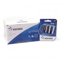 Батарейки AA КОСМОС R6 BL4, арт.003992