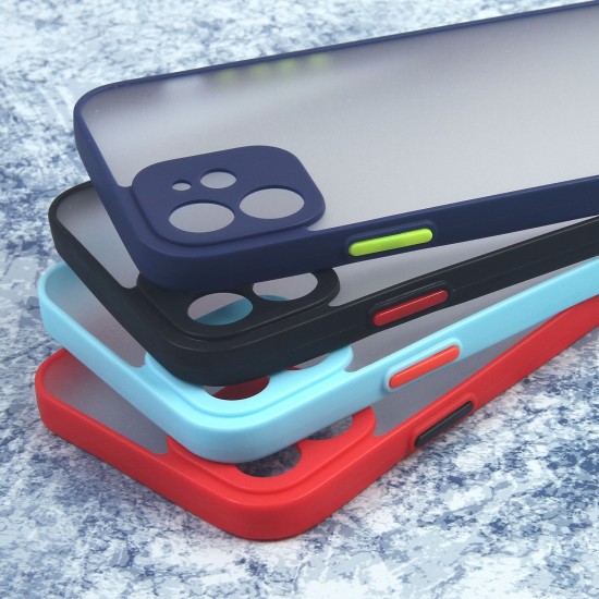 Чехол для iPhone 12, прозрачный, матовый, 0,5 мм, арт.012507