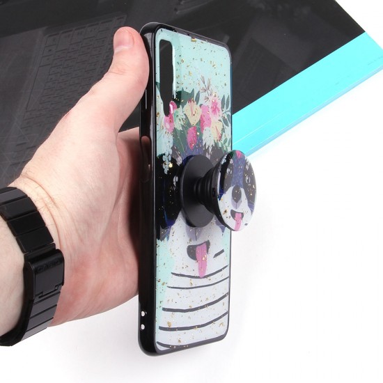 Чехол ТПУ с попсокетом для Samsung Galaxy A7 (2018), арт.010895