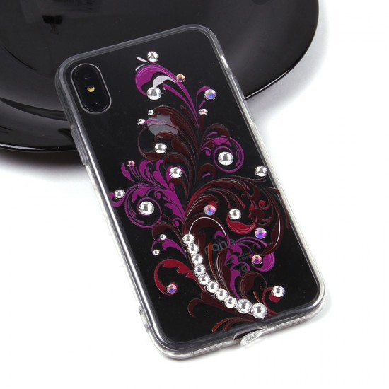 Чехол со стразами для iPhone X/XS, арт.010530