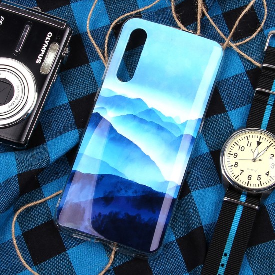 Чехол ТПУ Горы для Xiaomi Mi9, арт.011015