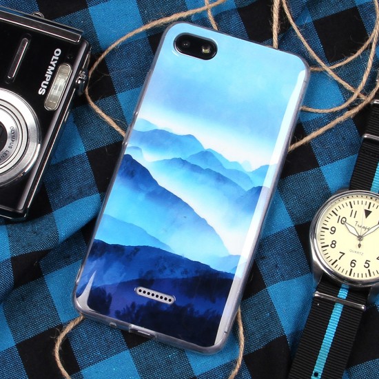 Чехол ТПУ Горы для Xiaomi Redmi 6A, арт.011015