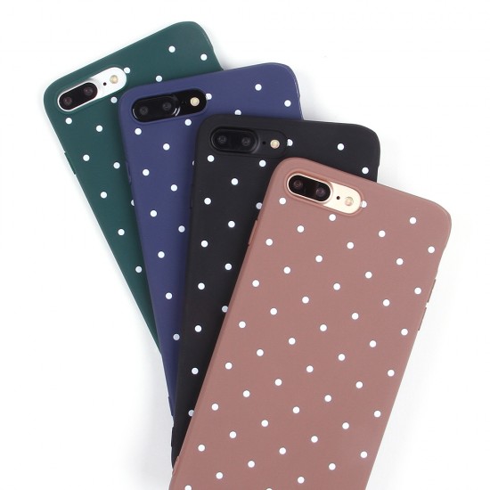 Чехол ТПУ в горошек для iPhone 7 Plus, арт.011374