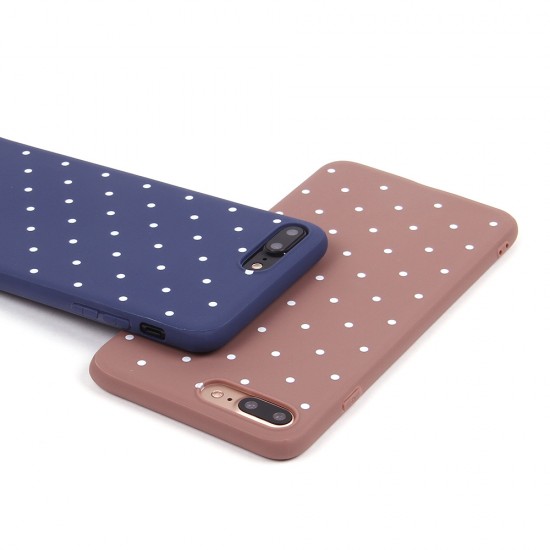 Чехол ТПУ в горошек для iPhone 7 Plus, арт.011374