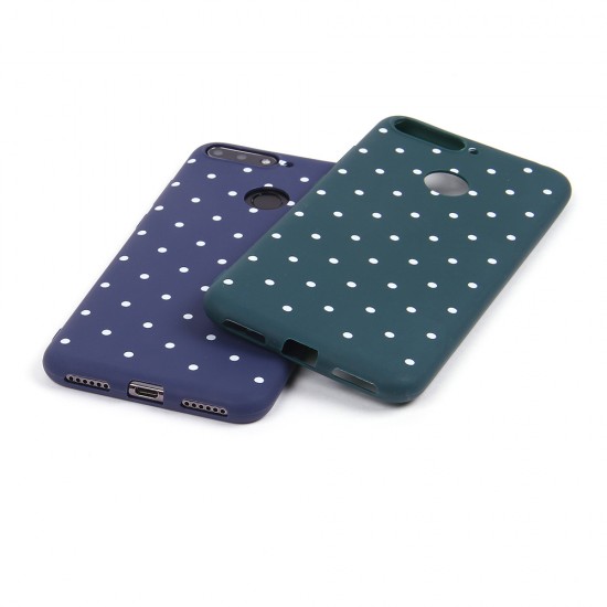 Чехол ТПУ в горошек для Huawei Honor 7A Pro/Y6 Prime (2018), арт.011374