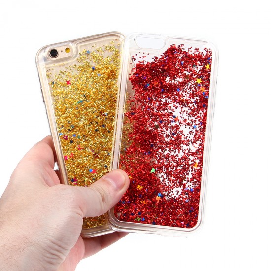 Чехол ТПУ с жидкими блестками для iPhone 6/6S, арт.011125