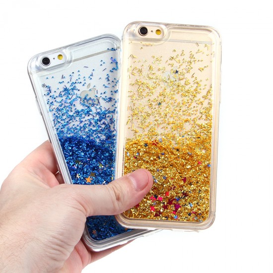 Чехол ТПУ с жидкими блестками для iPhone 6/6S, арт.011125