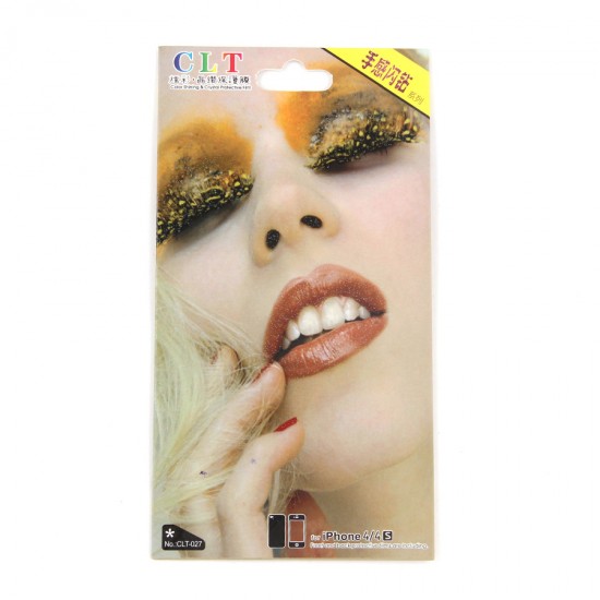 Декоративная пленка 2 в 1 для iPhone 4/4S, арт.CLT-027