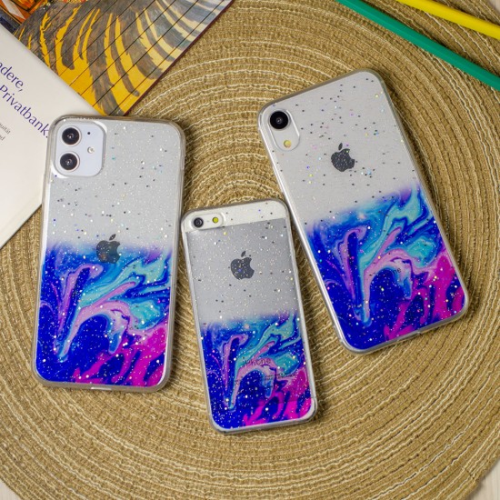 Силиконовый чехол Акварель для iPhone XR, арт. 011852