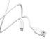 USB- micro кабель Borofone BX14, 2 м, белый, арт.012368