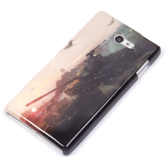Чехол ТПУ World of Tanks для Sony Xperia M2/M2 Aqua, арт.008495