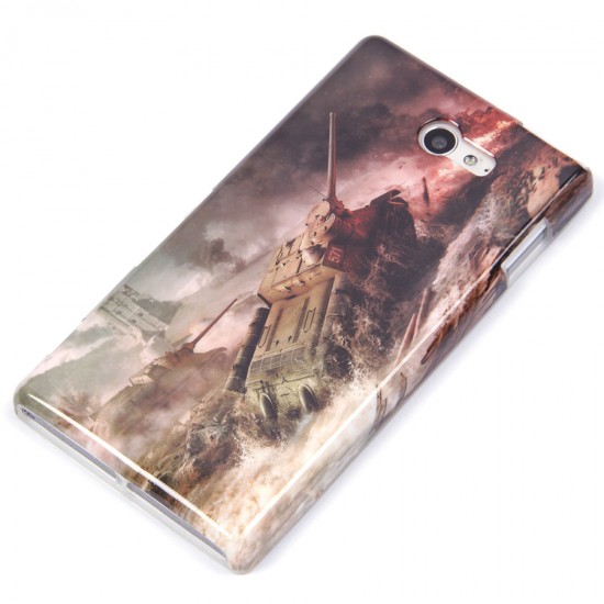 Чехол ТПУ World of Tanks для Sony Xperia M2/M2 Aqua, арт.008499