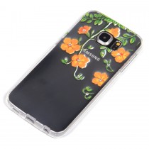 Силиконовый чехол со стразами для Samsung Galaxy S6 edge, арт. 009161