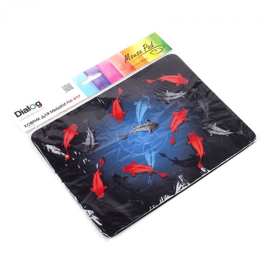 Коврик для мыши DIALOG PM-H17 с цветными рыбками, арт 011048