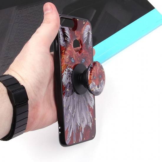 Чехол ТПУ с попсокетом для Huawei Honor 9 Lite, арт.010894