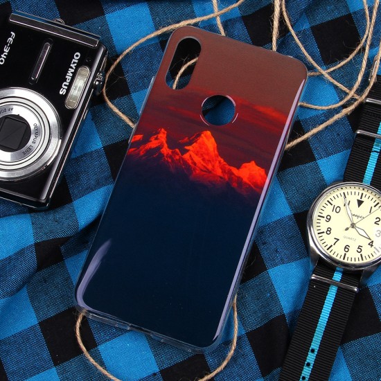 Чехол ТПУ Горы для Xiaomi Redmi Note 7, арт.011013
