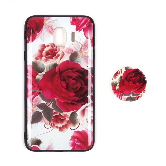 Чехол ТПУ с попсокетом для Samsung Galaxy J4 (2018), арт.010680