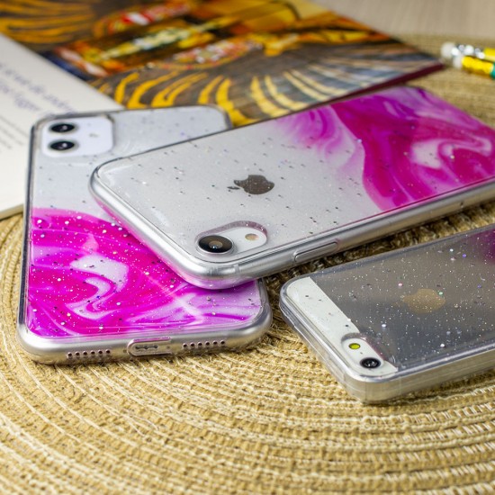 Силиконовый чехол Акварель для iPhone 7, арт. 011858