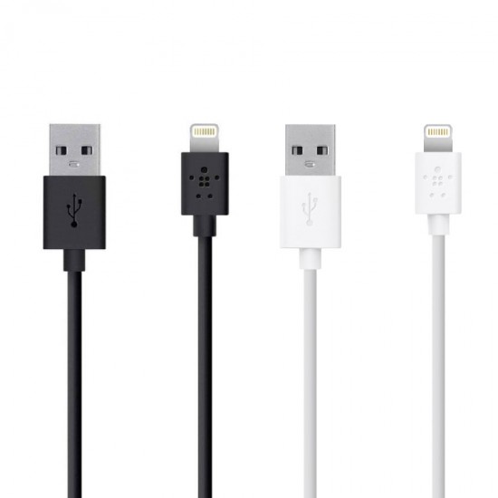 USB дата кабель Belkin для iPhone 5/5S/6/6 Plus 1.2 м, арт.008404