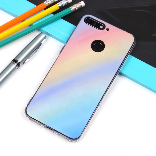 Матовый чехол для Huawei Honor 7A Pro/Y6 Prime (2018), арт.010729