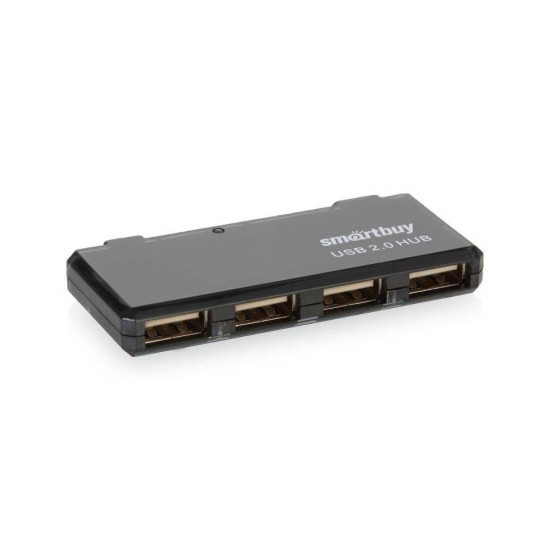 USB Hub разветвитель Smartbuy SBHA-6110, 4 порта USB 2.0, арт.012491