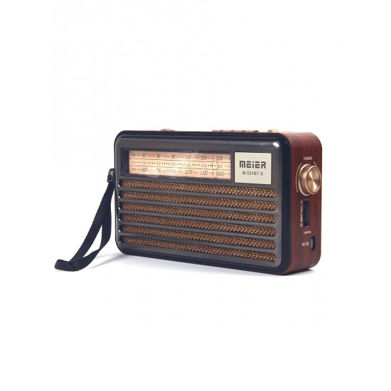 Колонка с радио М-521BT-S, арт.012803