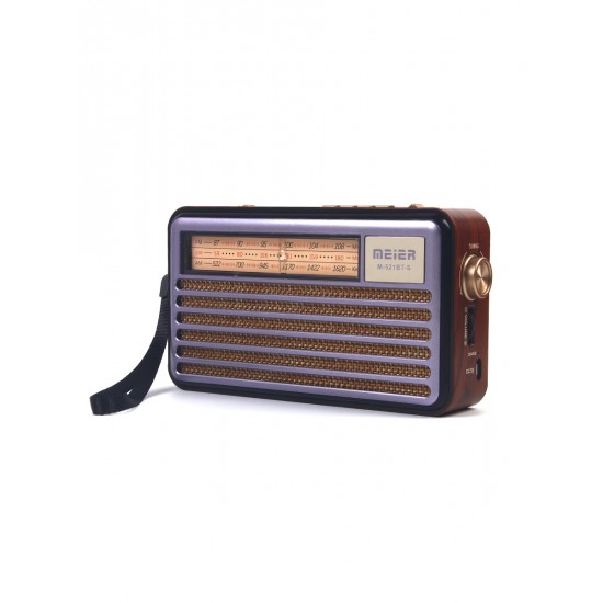 Колонка с радио М-521BT-S, арт.012803