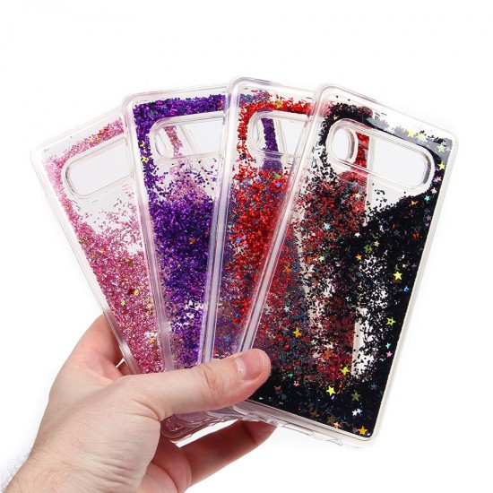 Чехол ТПУ с жидкими блестками для Samsung Galaxy S10 Plus, арт.011125